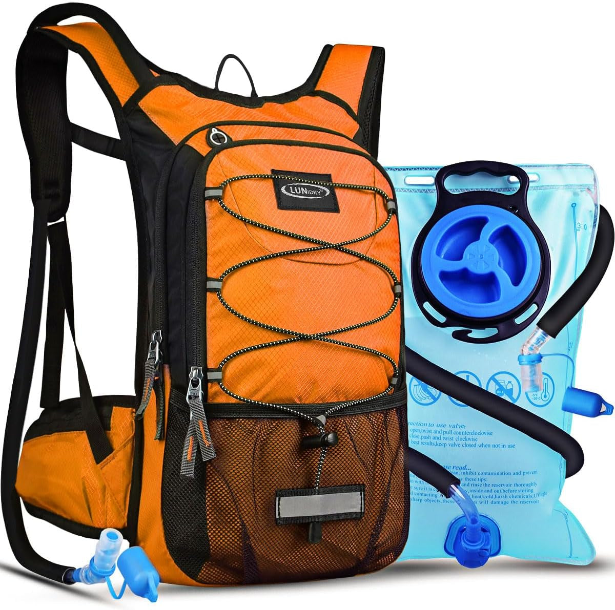 Insulated Hydration Backpack with 3L Water Bladder – Leakproof, BPA-Free & Cooling for Outdoor Adventures