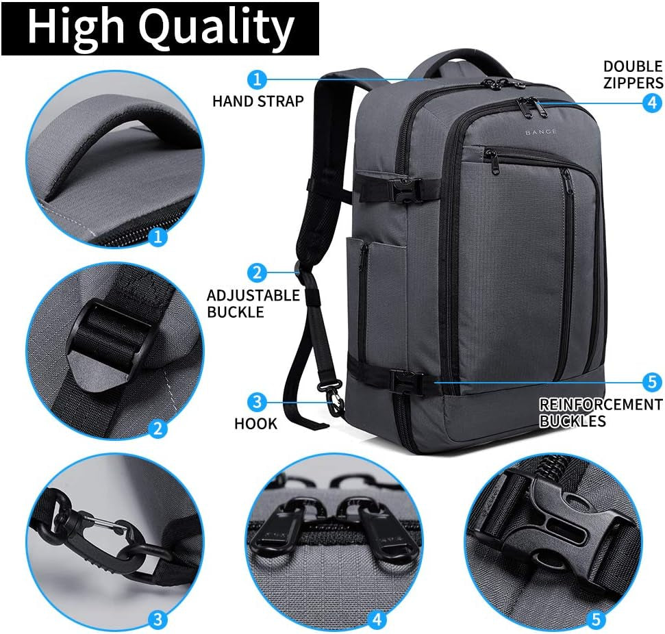 Men’s  Convertible Travel Backpack – 17.3” Laptop Bag, Business Bag & Briefcase for Work & Weekend Use