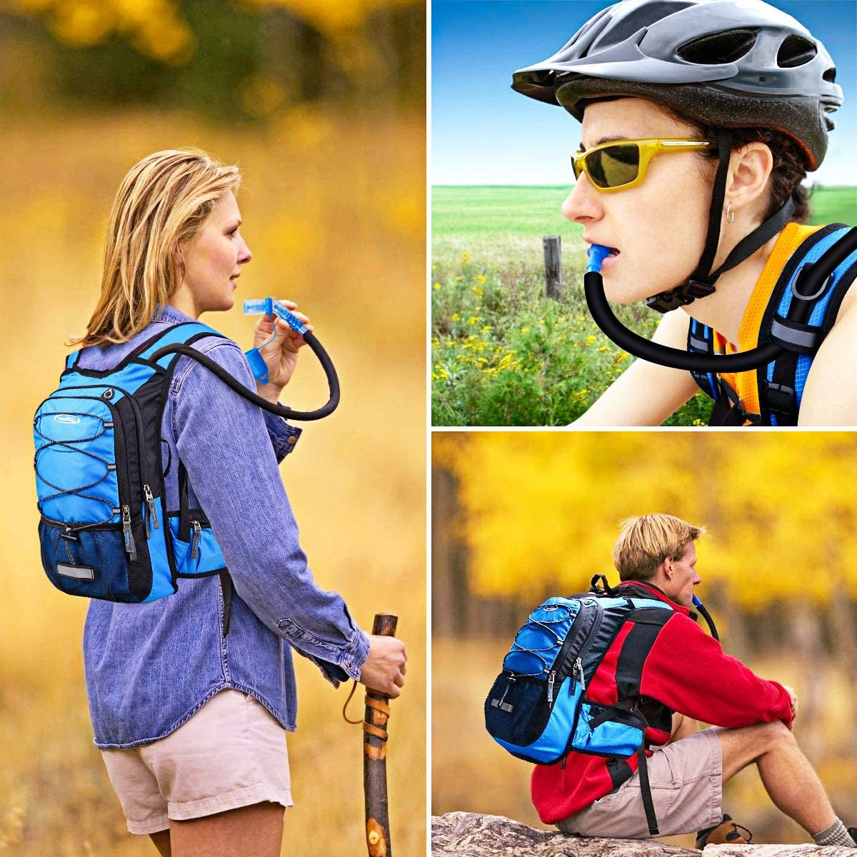 Insulated Hydration Backpack with 3L Water Bladder – Leakproof, BPA-Free & Cooling for Outdoor Adventures