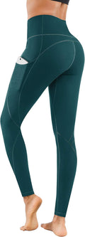 High-Waist Yoga Pants with Pockets | Tummy Control | 4-Way Stretch Workout Leggings
