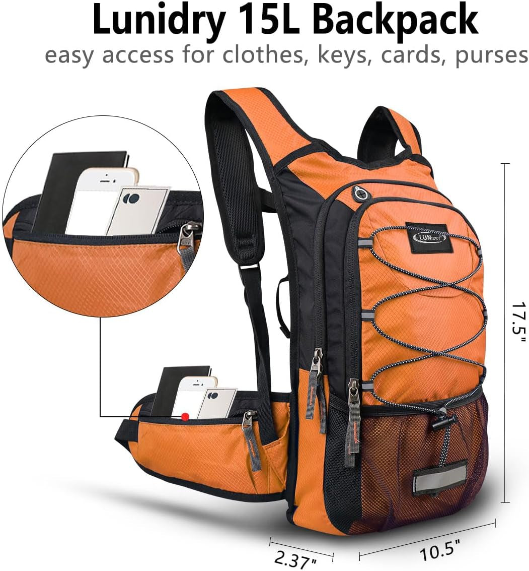 Insulated Hydration Backpack with 3L Water Bladder – Leakproof, BPA-Free & Cooling for Outdoor Adventures