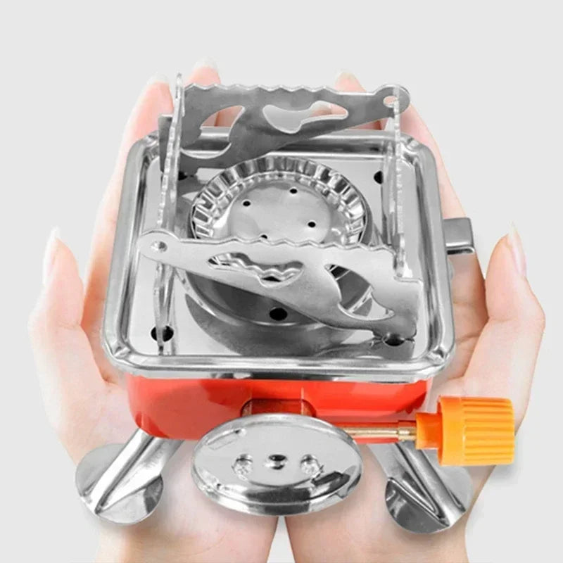 Portable Camping Gas Stove – Foldable Windproof Burner for Hiking, Backpacking & Outdoor Cooking