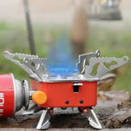 Portable Camping Gas Stove – Foldable Windproof Burner for Hiking, Backpacking & Outdoor Cooking