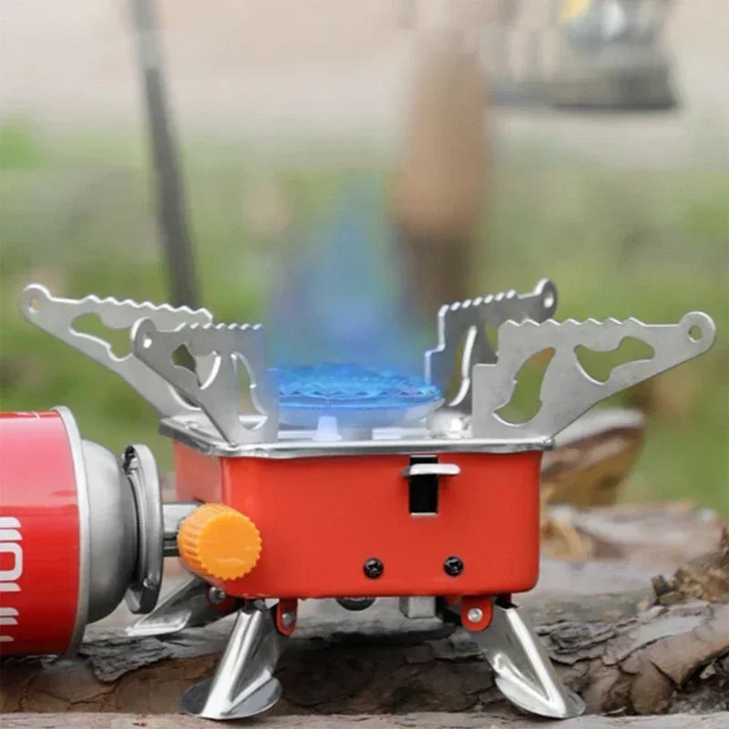 Portable Camping Gas Stove – Foldable Windproof Burner for Hiking, Backpacking & Outdoor Cooking