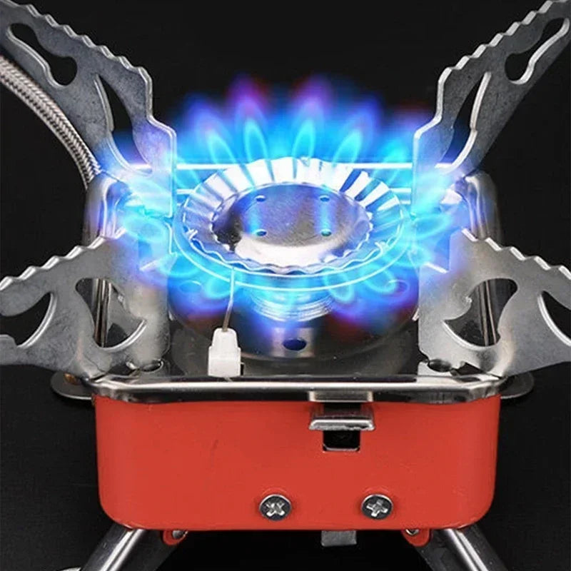 Portable Camping Gas Stove – Foldable Windproof Burner for Hiking, Backpacking & Outdoor Cooking