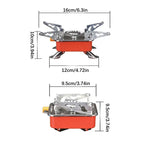 Portable Camping Gas Stove – Foldable Windproof Burner for Hiking, Backpacking & Outdoor Cooking