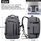 Men’s  Convertible Travel Backpack – 17.3” Laptop Bag, Business Bag & Briefcase for Work & Weekend Use