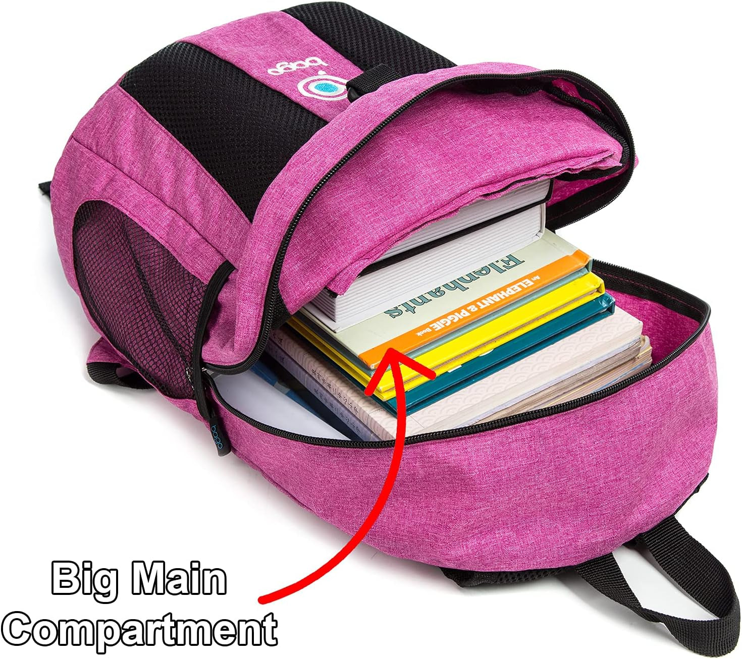 Lightweight Backpack for Hiking for Women and Men | 25L Travel Day Pack | Snow Pink
