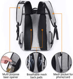 Leakproof Insulated Backpack Cooler – Waterproof, Lightweight Cooler Bag (Holds Up to 30 Cans)