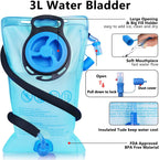 Insulated Hydration Backpack with 3L Water Bladder – Leakproof, BPA-Free & Cooling for Outdoor Adventures