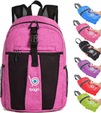 Lightweight Backpack for Hiking for Women and Men | 25L Travel Day Pack | Snow Pink