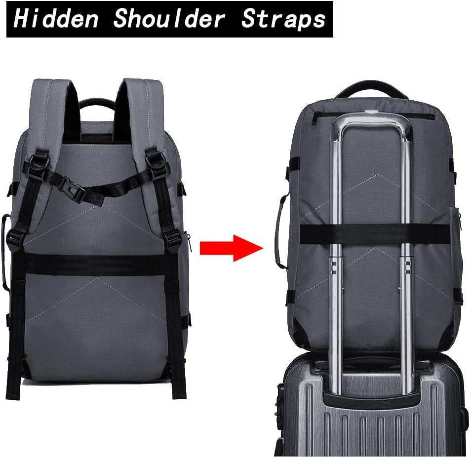 Men’s  Convertible Travel Backpack – 17.3” Laptop Bag, Business Bag & Briefcase for Work & Weekend Use